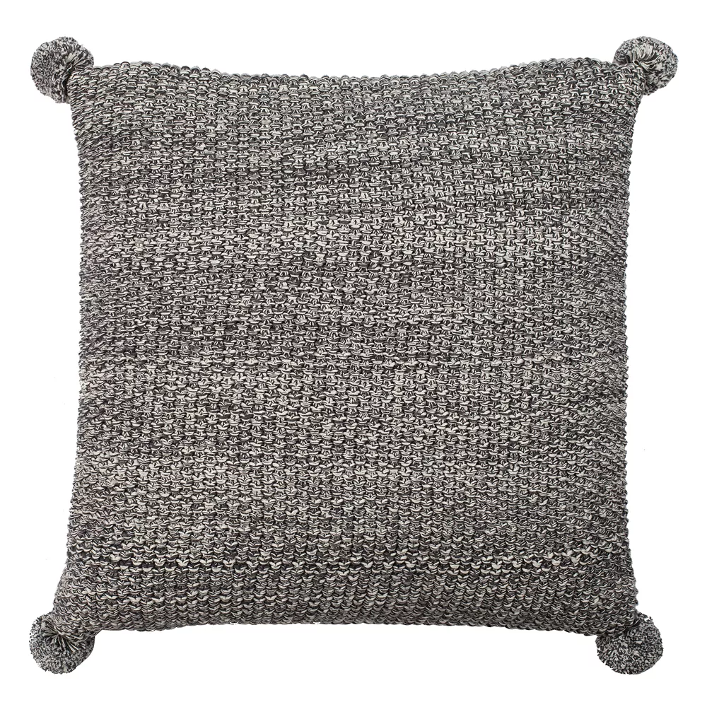 Safavieh Pom-Pom Knit Throw Pillow 3 Safavieh Pom-Pom Knit Throw Pillow