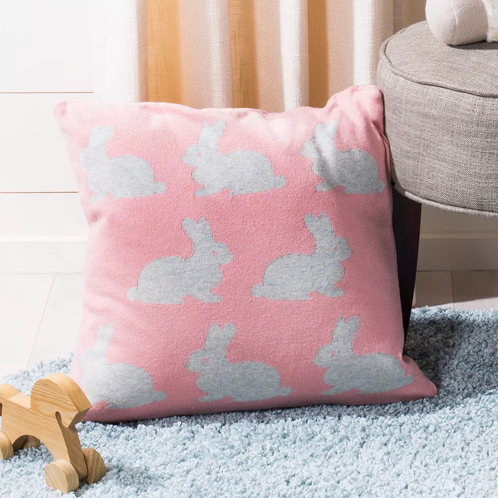 Safavieh Bunny Hop Knit Throw Pillow 5 Safavieh Bunny Hop Knit Throw Pillow - Image 3