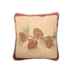 Donna Sharp Pine Lodge Pine Branch Throw Pillow -Safavieh Store 3313897