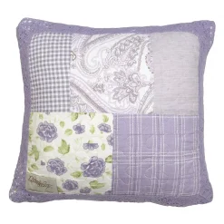 Donna Sharp Lavender Rose Throw Pillow