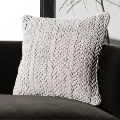 Safavieh Barlett Pleated Throw Pillow -Safavieh Store 3315785 ALT