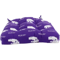 College Covers Kansas State Wildcats Indoor Outdoor Patio Seat Cushion -Safavieh Store 3326723 ALT