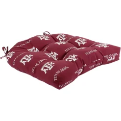 College Covers Texas A&M Aggies Indoor Outdoor Patio Seat Cushion -Safavieh Store 3326724 ALT2
