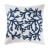 C&F Home Blue Coral Throw Pillow