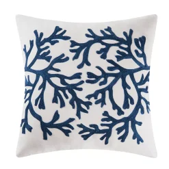 C&F Home Blue Coral Throw Pillow