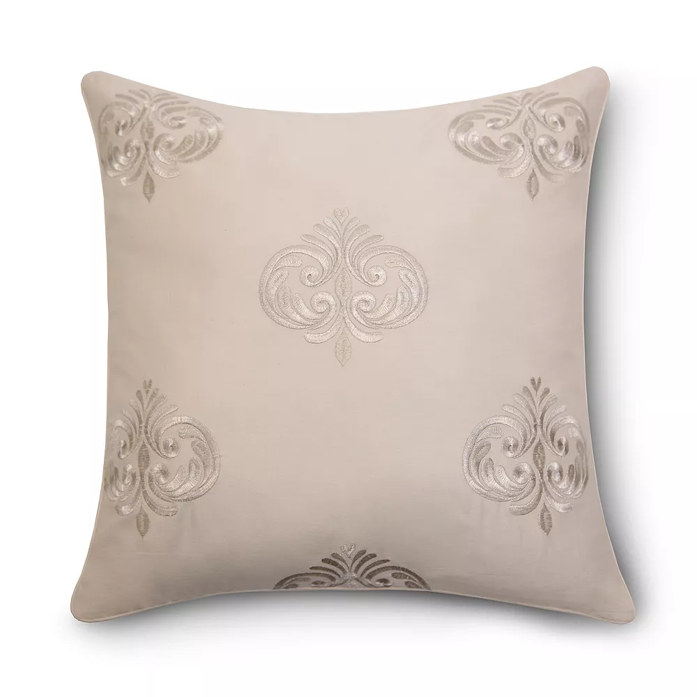 Pointehaven Riviera Embroidered Throw Pillow 3 Pointehaven Riviera Embroidered Throw Pillow