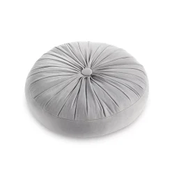 Tempo Home Buttercup Velvet Gusseted Round Throw Pillow