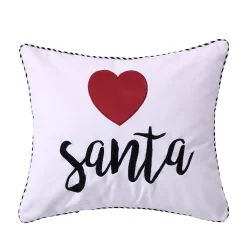Levtex Home Reindeer Heart "Santa" Throw Pillow
