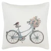 Laura Ashley Lifestyles Bicycle Throw Pillow -Safavieh Store 3368098