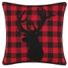 Eddie Bauer Cabin Plaid Stag Head Throw Pillow -Safavieh Store 3368738