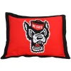 North Carolina State Wolfpack Logo Pillow