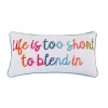 Levtex Home Levtex Jules Life Is Too Short Throw Pillow -Safavieh Store 3482683