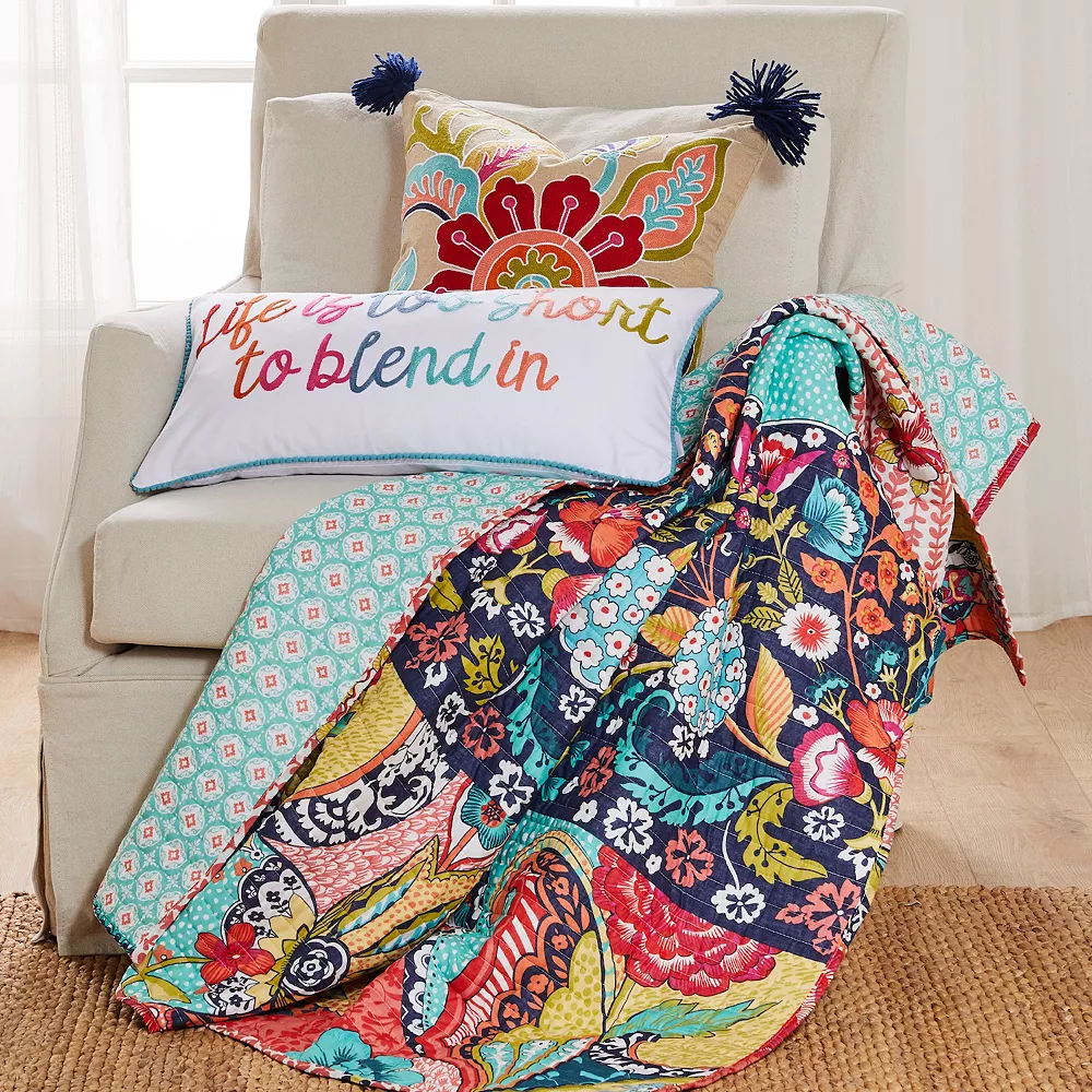 Levtex Home Levtex Jules Life Is Too Short Throw Pillow 4 Levtex Home Levtex Jules Life Is Too Short Throw Pillow - Image 2