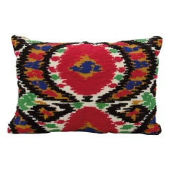 Mina Victory Life Styles Ikat Throw Pillow