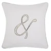 Kathy Ireland Beaded Ampersand Throw Pillow 1 Kathy Ireland Beaded Ampersand Throw Pillow -Safavieh Store 3488058