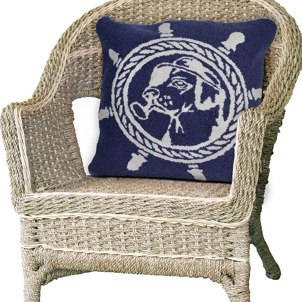 Liora Manne Frontporch Seadog Indoor Outdoor Throw Pillow 4 Liora Manne Frontporch Seadog Indoor Outdoor Throw Pillow - Image 2