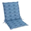 Sonoma Goods For Life® Indoor Outdoor Flanged Chair Cushion -Safavieh Store 3553848 Blue Shibori