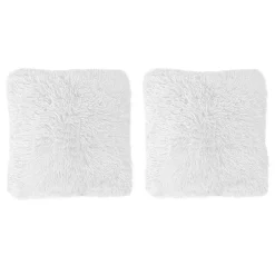 Sweet Home Collection SweetHome Collection 2-pack Very Soft & Comfy Plush Long Faux Fur Throw Pillows