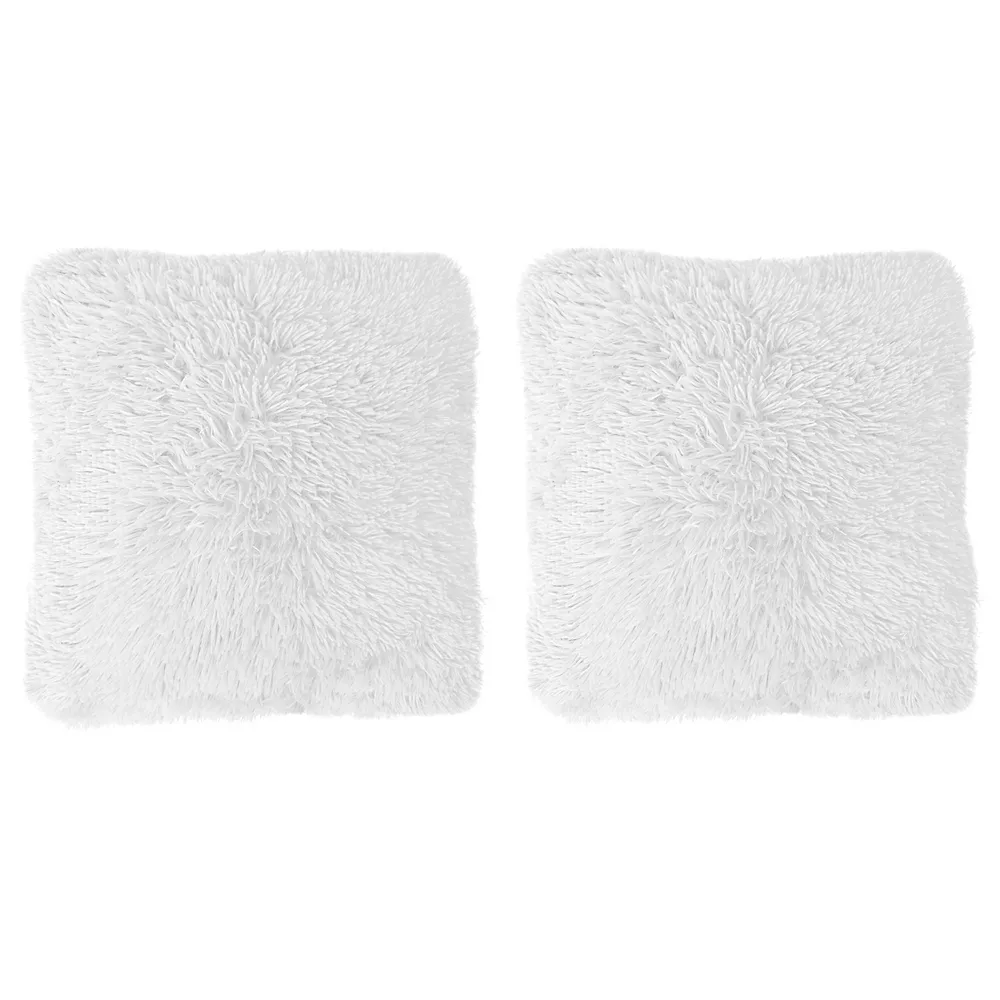 Sweet Home Collection SweetHome Collection 2-pack Very Soft & Comfy Plush Long Faux Fur Throw Pillows 3 Sweet Home Collection SweetHome Collection 2-pack Very Soft & Comfy Plush Long Faux Fur Throw Pillows
