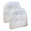 The Gripper Omega Tufted Chair Pad 2-pk. 1 The Gripper Omega Tufted Chair Pad 2-pk. -Safavieh Store 3644934 White
