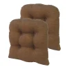 The Gripper Tyson Tufted Chair Cushion 2-pk.