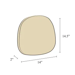 The Gripper The Gripper Tonic Bistro Chair Pad 2-pk. -Safavieh Store 3645074 ALT4