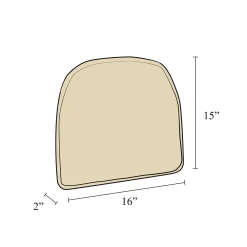 The Gripper The Gripper Nikita Chair Pad 2-pk. -Safavieh Store 3645139 ALT4