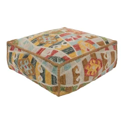 Decor 140 Bristol Leather Pouf