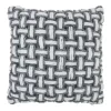 Mina Victory Basketweave Celadon Throw Pillow