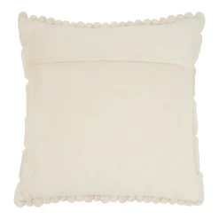 Mina Victory Velvet Cobblestone Ivory Throw Pillow 7 Mina Victory Velvet Cobblestone Ivory Throw Pillow -Safavieh Store 3736624 ALT2