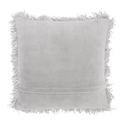 Mina Victory Shag Cream Throw Pillow -Safavieh Store 3736632 ALT
