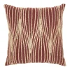 Mina Victory Life Styles Wavy Lines Throw Pillow -Safavieh Store 3736635 Maroon