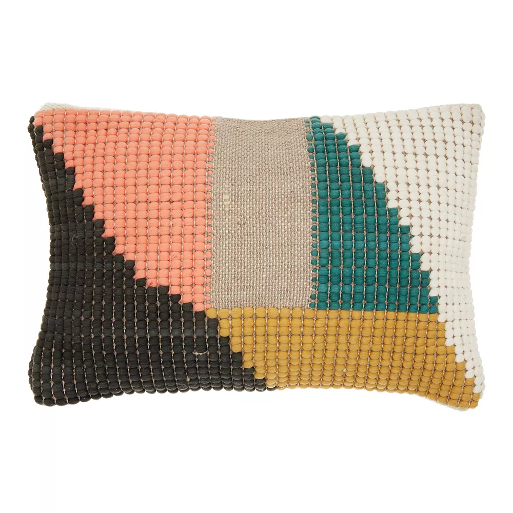Mina Victory Life Styles Woven Geometric Throw Pillow 3 Mina Victory Life Styles Woven Geometric Throw Pillow