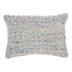 Mina Victory Woven Basketweave Throw Pillow