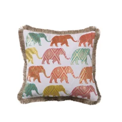 Levtex Home Levtex Casita White Elephants Pillow