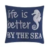 Levtex Home Atlantis "Life Is Better By The Sea" Throw Pillow -Safavieh Store 3768614