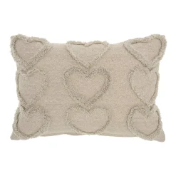 Mina Victory Life Styles Raised Hearts Throw Pillow