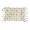 Mina Victory Life Styles Woven Grid Throw Pillow