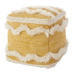 Mina Victory Life Styles Woven Pouf