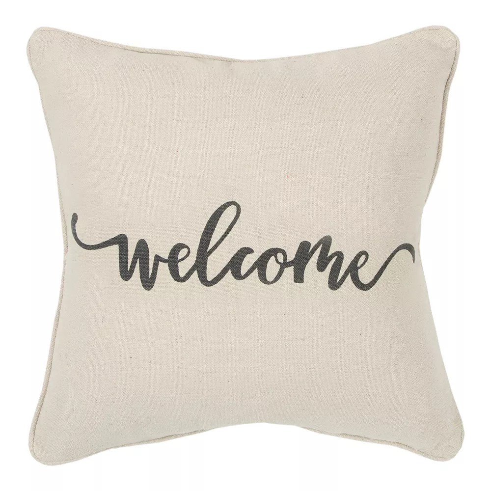 Rizzy Home Welcome Throw Pillow 3 Rizzy Home Welcome Throw Pillow