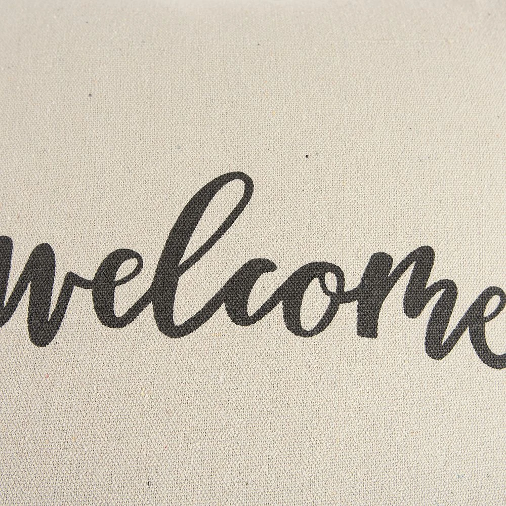 Rizzy Home Welcome Throw Pillow 5 Rizzy Home Welcome Throw Pillow - Image 3