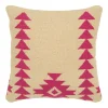 Rizzy Home Darla Throw Pillow -Safavieh Store 3835553 Natural Hot Pink
