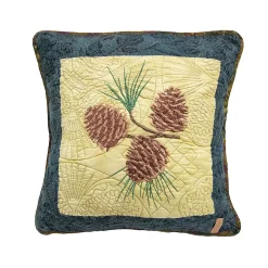 Donna Sharp Cabin Raising Pinecone Pillow