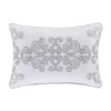 Royal Court Claremont White Boudoir Decorative Throw Pillow 1 Royal Court Claremont White Boudoir Decorative Throw Pillow -Safavieh Store 3914218