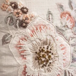 Edie At Home Edie@Home Celebrations Floral Beaded "Love" Throw Pillow -Safavieh Store 3918009 ALT6