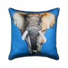 Edie At Home Edie@Home Elephant Reversible Decorative Throw Pillow