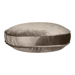 Edie At Home Edie@Home Panne Velvet Round Throw Pillow -Safavieh Store 3918150 ALT2