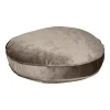 Edie At Home Edie@Home Panne Velvet Round Throw Pillow