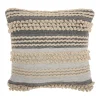 Mina Victory Life Styles Texture Stripes Throw Pillow -Safavieh Store 3940922 Ocean
