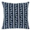 Donny Osmond Bart Indigo & White Zig Zag Pillow